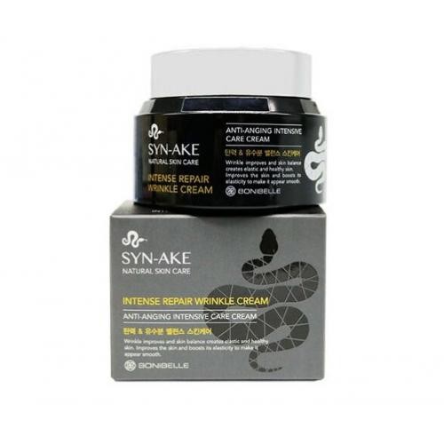 Enough Антивозрастной крем Bonibelle Syn-Ake Intense Repair Wrinkle Cream с пептидом змеиного яда, 80 мл, фото