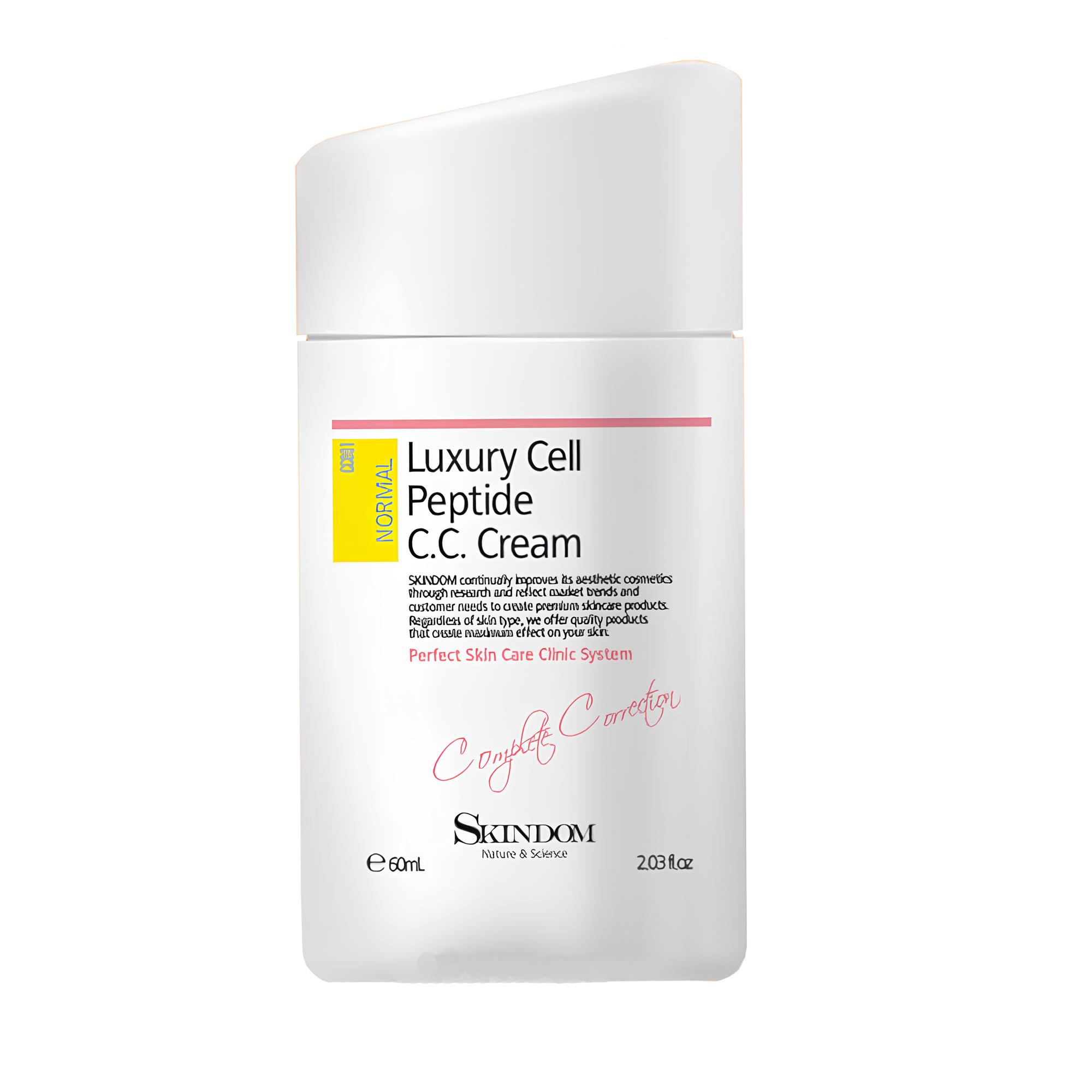 CC крем с элитными клеточными пептидами Skindom (Скиндом) Luxury Cell Peptide CC Cream, 60 мл, фото