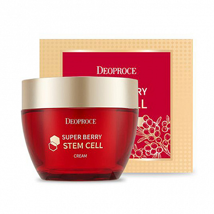 Крем для лица со стволовыми клетками Deoproce (Деопрос) Super Berry Stem Cell Cream, 50 г, фото