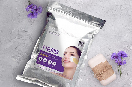 Альгинатная маска с лавандой Lindsay (Линдсей) Premium Herb Modeling Mask, 1000 г, фото