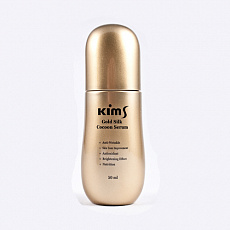 Сыворотка для лица антивозрастная c протеинами кокона шелкопряда Kims Gold Silk Cocoon Serum, 50 мл, фото