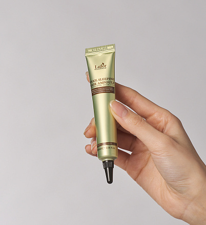 Сыворотка для волос ночная восстанавливающая Lador Snail Sleeping Hair Ampoule, 20 мл, фото