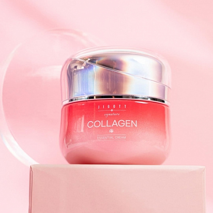 Увлажняющий набор с коллагеном JIGOTT (Джиготт) SIGNATURE COLLAGEN ESSENTIAL SKIN CARE 3SET, 150 мл + 150 мл + 50 мл, фото