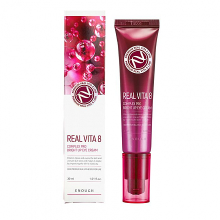 Крем для век с витаминным комплексом Enough (Инаф) Real Vita 8 Complex Pro Bright Up Eye Cream, 30 мл, фото