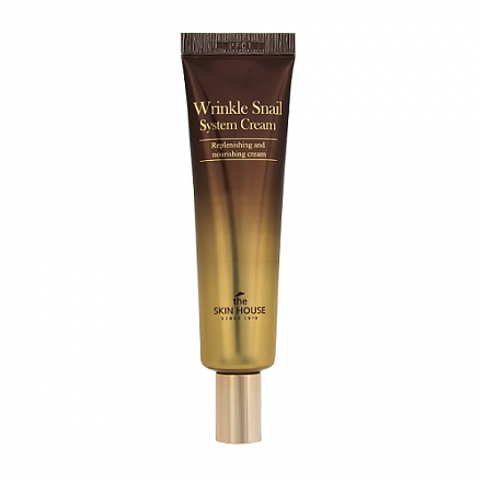 Крем для лица улиточный антивозрастной The Skin House Wrinkle Snail System Cream, 30 мл, фото