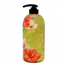 Гель для душа с экстрактом гибискуса Jigott (Джиготт) Hibiscus Perfume Body Wash, 750 мл, фото