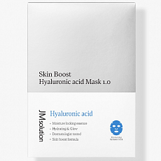 Набор: Тканевые маски с гиалуроновой кислотой JMsolution Skin Boost Hyaluronic Acid Mask 1.0, 10 шт, фото