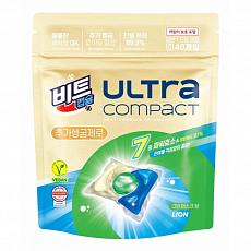 LION Капсулы для стирки с ароматом зеленого мускуса Beat Ultra Rinse (Green Musk), 40 шт, фото
