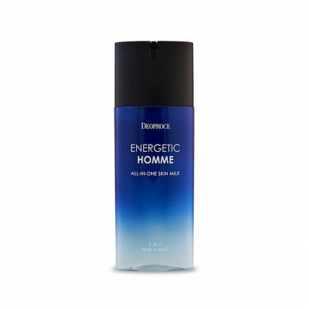 Тонизирующее молочко для мужчин Deoproce (Деопрос) Energetic Homme All-In-One Skin Milk,130 мл, фото