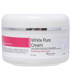 Отбеливающий крем для лица Skindom (Скиндом) White Pure Cream, 100 мл, фото