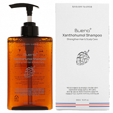 BUENO Бессульфатный шампунь с хмелем против выпадения волос Xanthohumol Shampoo, 500 мл, фото