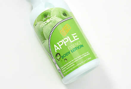 Лосьон для теля с эссенцией Яблока Foodaholic Apple Essence Body Lotion с эссенцией яблока, 500 мл., фото
