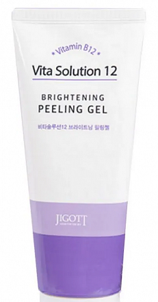 Осветляющий пилинг-гель для лица Jigott (Джиготт) Vita Solution 12 Brightening Peeling Gel, 180 мл, фото