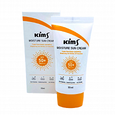Увлажняющий солнцезащитный крем для лица Kims (Кимс) Moisture Sun Cream SPF 50+ PA++++ Triple Function, 50 мл, фото