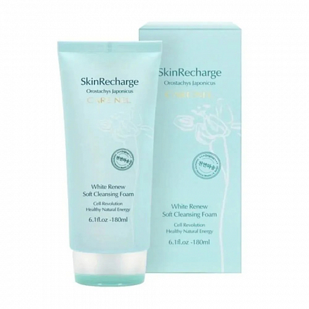 CARENEL Пенка для лица гипоаллергенная с экстрактом семян жожоба White Renew Soft Cleansing Foam, 180 мл, фото