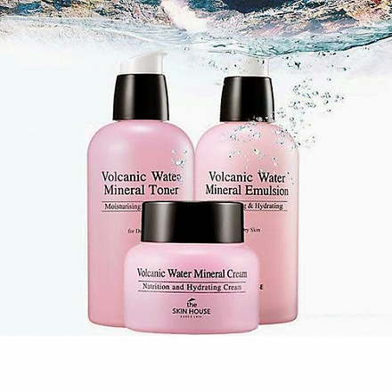 Крем для лица с минеральной вулканической водой The Skin House линейки Volcanic Water Mineral Cream, 50 мл, фото