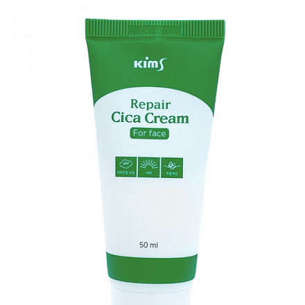 Крем для лица с центеллой азиатской Kims (Кимс) Repair CICA Cream for Face, 50 мл, фото