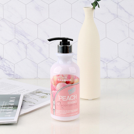 Лосьон для тела с экстрактом персика Foodaholic Peach Essence Body Lotion, 500 мл, фото