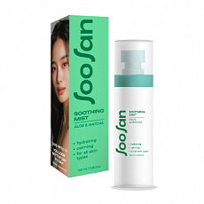 SOOSAN Успокаивающий мист для лица с экстрактами алоэ и матча Soothing Mist with Aloe & Matcha, 100 мл, фото