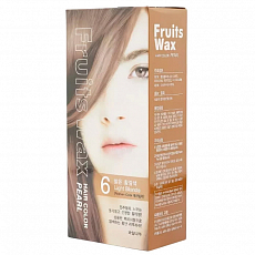 Гель-краска на фруктовой основе для волос Welcos (Вэлкос) Kwailnara Fruits Wax Pearl Hair Color #06, Light Blonde, 60 мл, фото