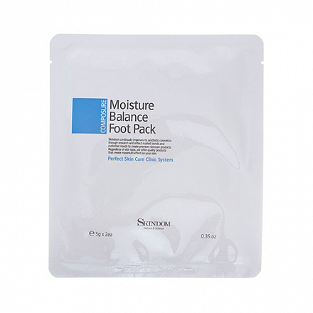Маска-носочки для ног увлажняющая Skindom (Скиндом) Moisture Balance Foot Pack, 5мл*2, фото