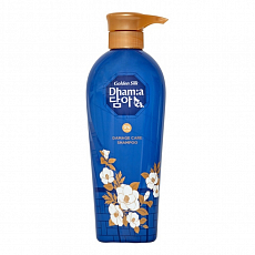 Шампунь для волос с ароматом гардении LION (Лион) Dhama Golden Silk Damage Care Shampoo, 400 мл, фото