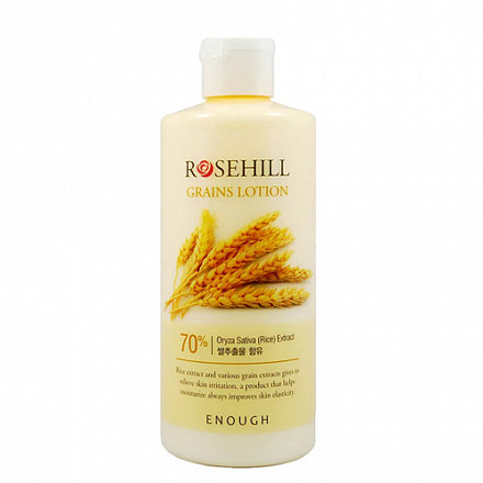 Лосьон для лица с центелой азиатской Enough (Инаф) RoseHill Grains Lotion, 300 мл, фото