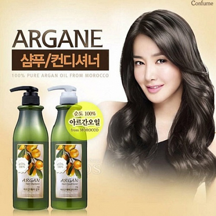 Шампунь для волос с аргановым маслом Welcos Confume Argan Hair Shampoo, 750 мл, фото