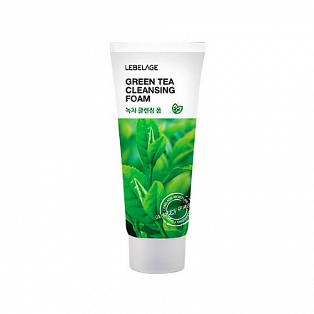 Пенка для умывания с экстрактом зеленого чая Lebelage Green Tea Cleansing Foam, 100 мл, фото