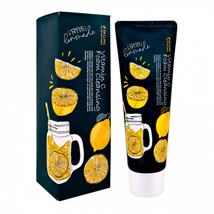 Пенка для умывания с витамином С 3W Clinic Vitamin C Foam Cleansing, 100 мл, фото
