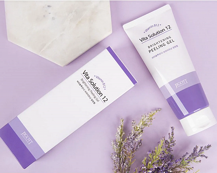 Осветляющий пилинг-гель для лица Jigott (Джиготт) Vita Solution 12 Brightening Peeling Gel, 180 мл, фото