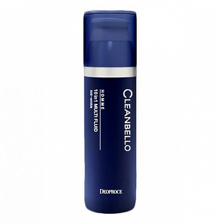 Увлажняющий флюид для мужчин Deoproce (Деопрос) Cleanbello Homme 10 in 1 Multi Fluid Anti-wrinkle, 150 мл, фото