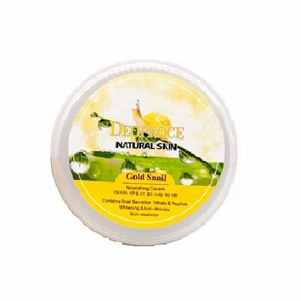 Крем для лица с золотом и муцином улитки Deoproce (Деопрос) Natural Skin Collagen Nourishing Cream, 100 мл, фото