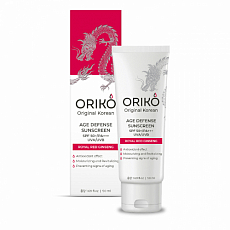 ORIKO Солнцезащитный крем для лица с экстрактом красного женьшеня Royal Red Ginseng Age Defense Sunscreen SPF 50+/PA+++, 50 мл, фото