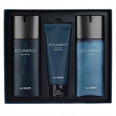 The Saem Набор уходовый мужской Eco Energy Skin Care 2 Set (тонер, лосьон, молочко), 2х 130 + 70 мл, фото