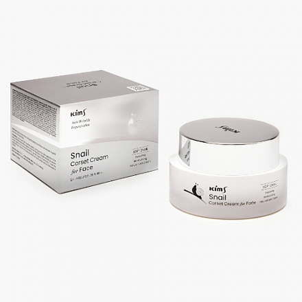 Крем для лица c муцином улитки Kims Snail Corset Cream for Face, 50 мл, фото