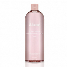 Тонер для лица с экстрактом розы JMsolution Glow Luminous Flower Toner XL (Rose), 600 мл, фото