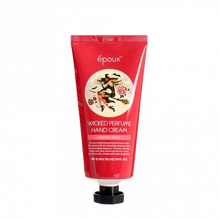 Крем для рук парфюмерный с экстрактом розы Foodaholic Rose Belove Epoux Wicked Perfume Hand Cream, 80 мл, фото