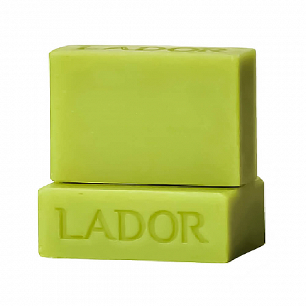 Lador (Ладор) Шампунь натуральный бессиликоновый твердый с экстрактом васаби Wasabi Shampoo Bar, 115 г, фото