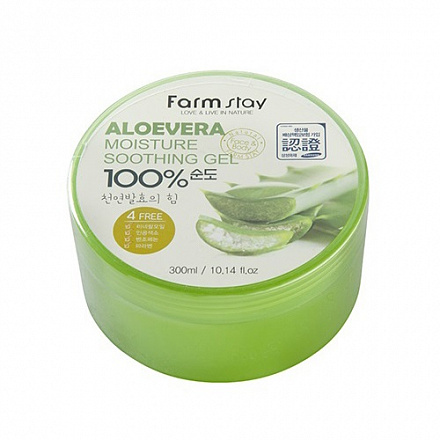 Гель для тела с алоэ многофункциональный FarmStay Moisture Soothing Gel Aloe Vera, 300 мл, фото