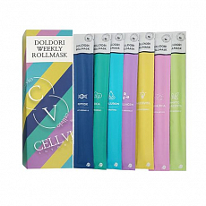 CELLVIO Тканевые маски 7 дней DOLDORI SEVEN DAYS MOISTURE MASK, 27 мл х 7 шт, фото