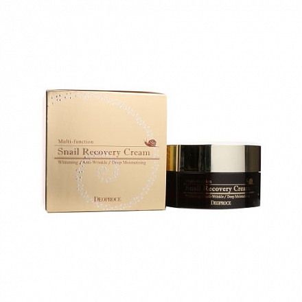 Крем для лица с муцином улитки Deoproce (Деопрос) Snail Recovery Cream, 100 мл, фото