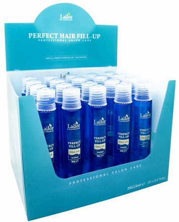 Набор филлеров для поврежденных и сухих волос Lador Perfeсt Fill-Up Hair Filler, 20*13 мл, фото