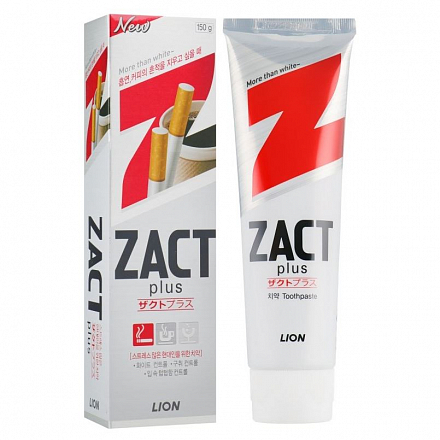 Зубная паста от табачного налета LION (Лион) Zact toothpaste, 150 г, фото