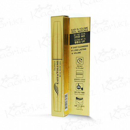 Тушь термо для невероятного объема ресниц Deoproce (Деопрос) Easy & Volume Real Mascara, 8 гр, фото