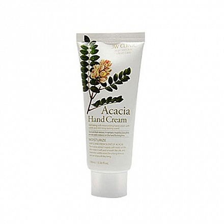 Крем для рук с экстрактом акации 3W Clinic Acacia Hand Cream, 100 мл, фото