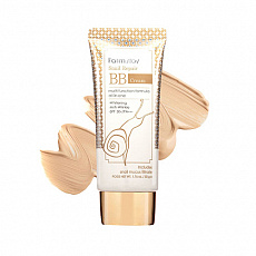 Восстанавливающий ВВ крем с муцином улитки FarmStay (Фармстей) Snail Repair BB Cream SPF50+/PA+++, 50 мл, фото