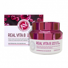 Питательный крем для лица с 8 витаминами Enough (Инаф) Real Vita 8 Complex Pro Bright up Cream, 50 мл, фото