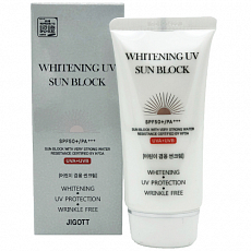 JIGOTT (Джиготт) Осветляющий солнцезащитный крем Whitening UV Sun Block Cream SPF50+/PA+++, 70 мл, фото