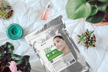 Альгинатная маска с коллагеном Lindsay (Линдсей) Premium Collagen Modeling Mask (Zipper), 1000 г, фото